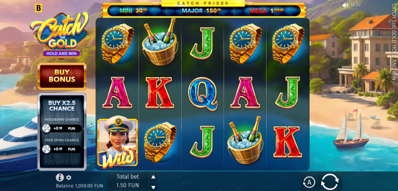 Слот недели — Catch the Gold Hold and Win от BGaming